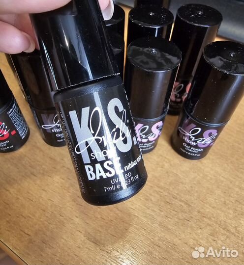 База, топ и гель лаки K.S