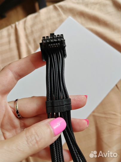 Угловой кабель переходник 12vhpwr для видеокарт