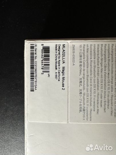 Мышь Apple magic mouse 2