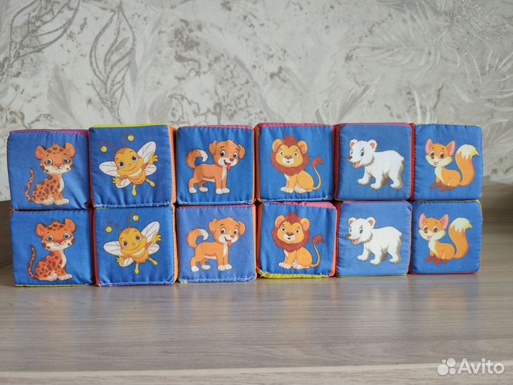 Мягкие кубики для малышей