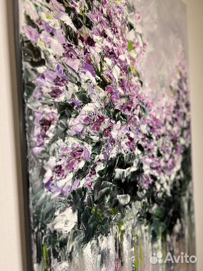 Картина маслом «Сирень»