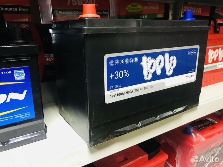 Аккумуляторы 100 Topla Asia 900A