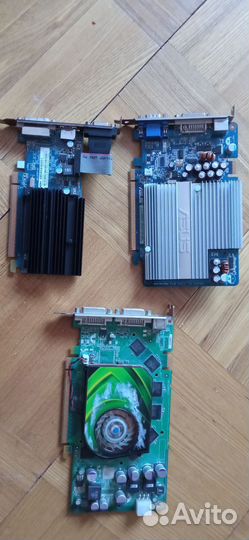 Ретро видеокарты pci