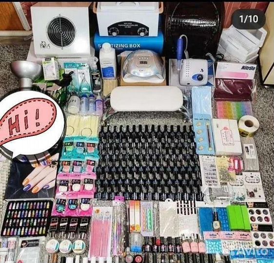 Набор для маникюра с аппаратом strong и сухожар