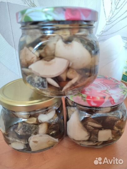 Грибы красноголовики маринованные