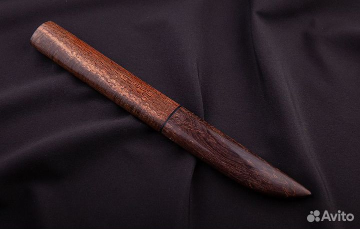 Нож туристический клинок Дамасская сталь