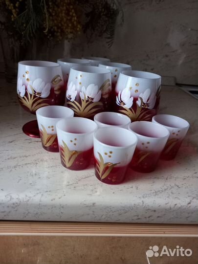 Набор фужеры и стопки СССР