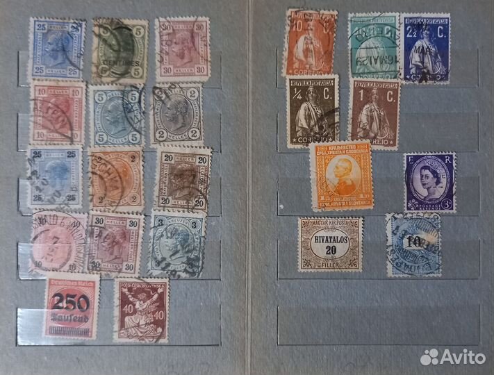 Старые почтовые марки1