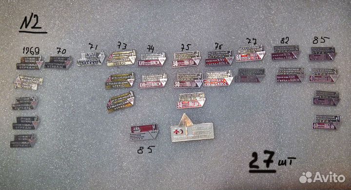 Коллекция значков Студенческие отряды и бам СССР