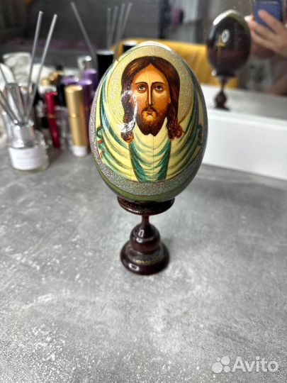 Яйцо пасхальное деревянное