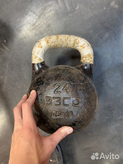 Гиря 24 кг СССР