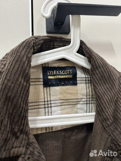 Вельветовая рубашка lyle scott