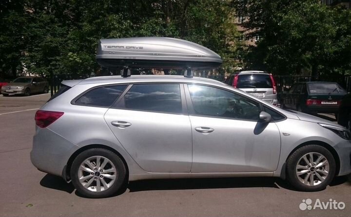 Авто бокс Terra Drive 440 литров двусторонний