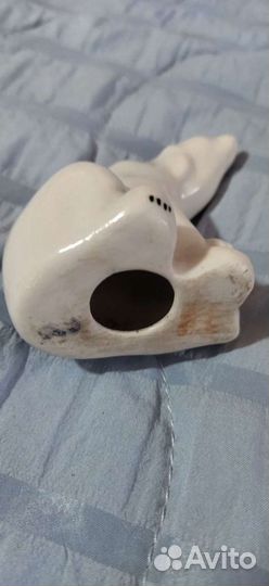 Фарфоровая статуэтка белый медведь СССР