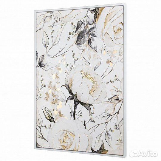 Панно интерьерное с подрамником из дерева 90х60 см