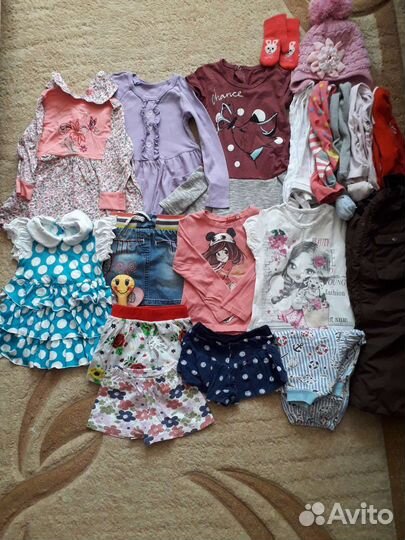 Вещи пакетом на девочку