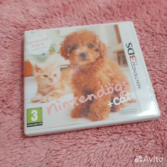 Nintendogs 3ds картридж