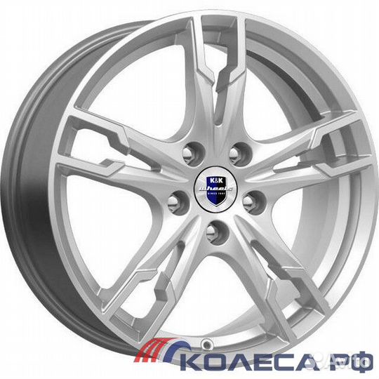 Диски Солар 7/17 5x100 ET38 d67.1 дарк платинум