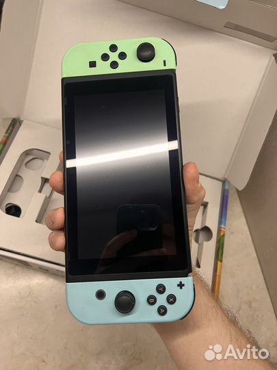 Прошитая Nintendo Switch rev. 2 Animal Crossing