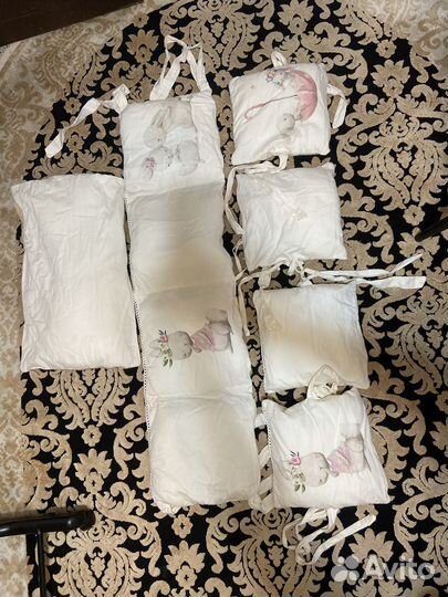 Бортики на кроватку