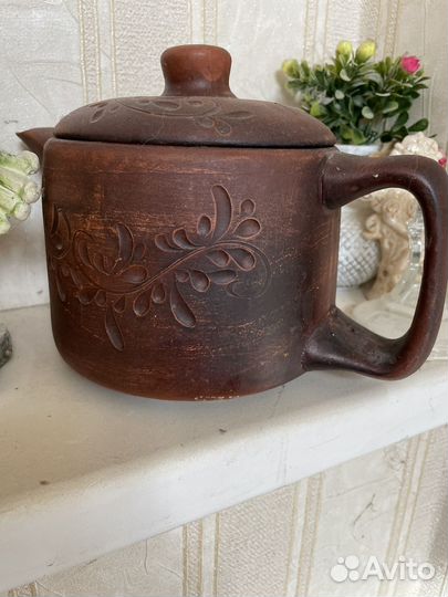 Чайный медный набор турка