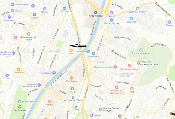 Фасадное помещение, 131 м² центр Сочи