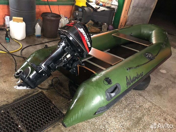 Пвх лодка + Mercury 10