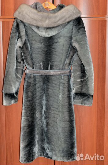 Шуба из мутона 44-46 размер