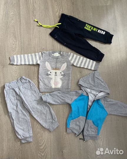 Детские вещи (осень-зима 86р)пакетом
