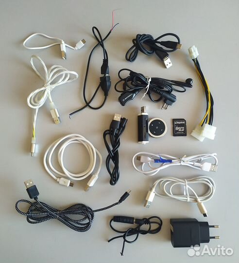 Зарядка-кабель адаптер и другие провода и прочее