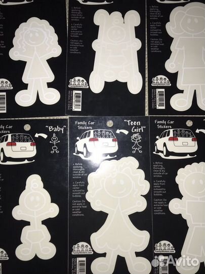 Стикеры (наклейки ) Family Sticklers на автомобиль