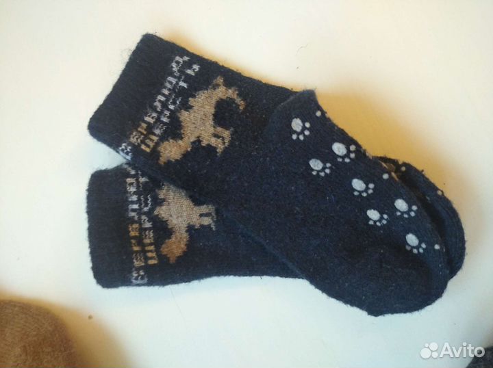 Носки натуральные теплые детские