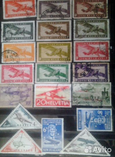 Почтовые марки. космос. авиация