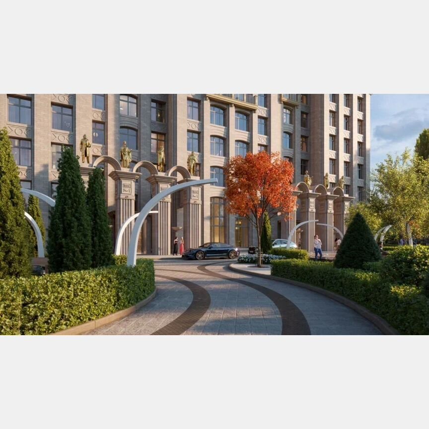 2-к. квартира, 77,5 м², 12/46 эт.