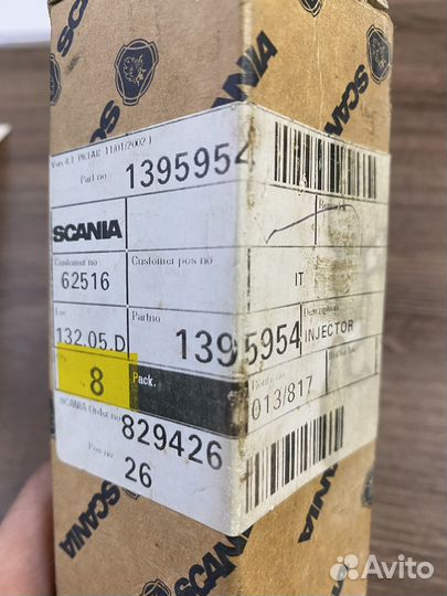 1395954 Форсунка Scania