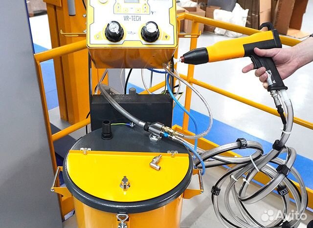 Линия порошковой окраски автоматическая