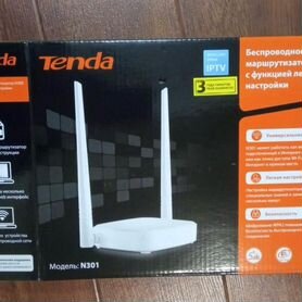 Wifi роутер новый tenda N301