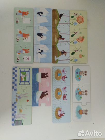 Развивающая настольная игра-пазл Истории, Djeco