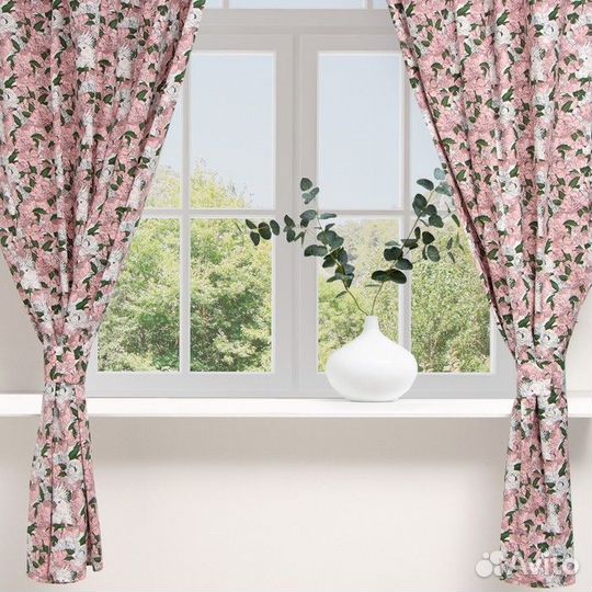 Шторы для кухни Этель 'Попугай' 149х180 см - 2 шт