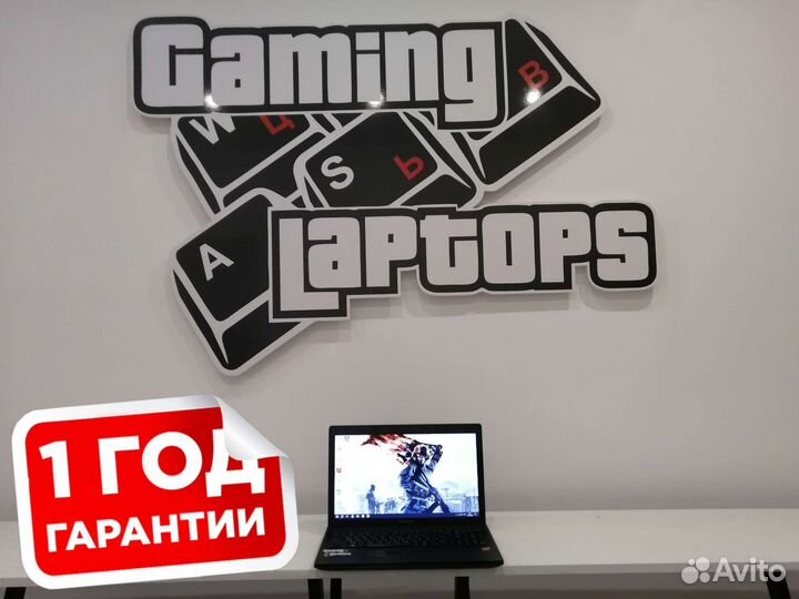 Игровой ноутбук 15.6/A6-5200/R5 2Gb/8Gb/SSD