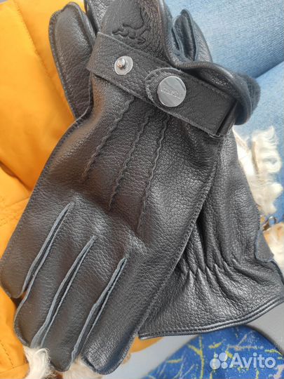 Мужские кожаные перчатки 9.5