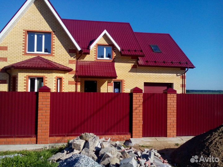 Профнастил для забора и кровли (в наличии)