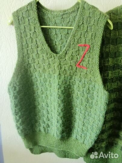 Жилет вязаный мужской