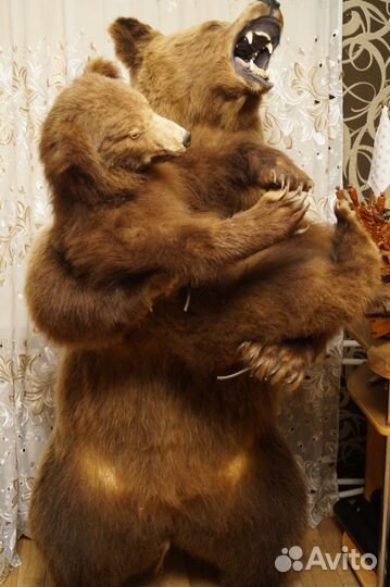 Медведица с медвежонком (иммитация)