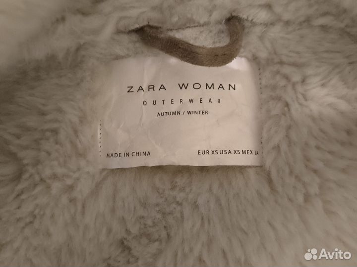 Дубленка женская 42 zara