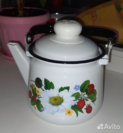 Чайник эмалированный