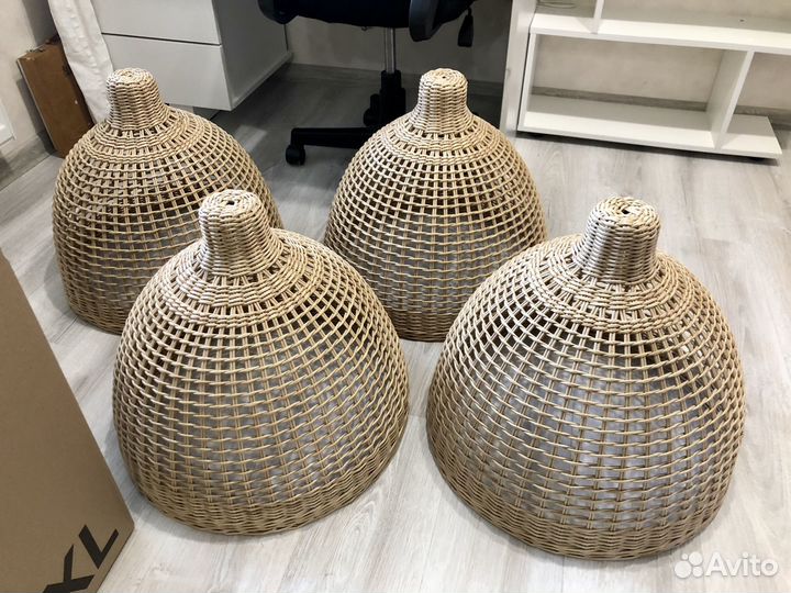 Абажур плетеный 50см