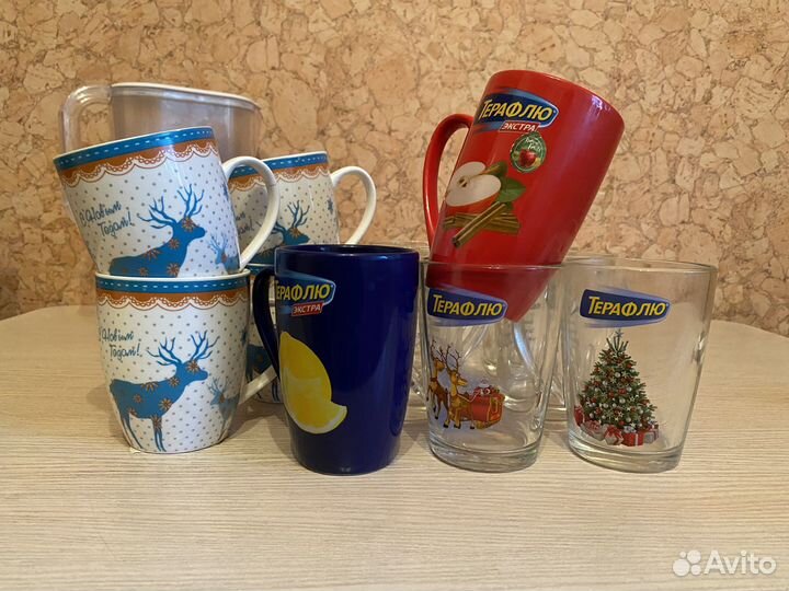 Кружки новые-и прозрачные для выпечки пасок,кексов