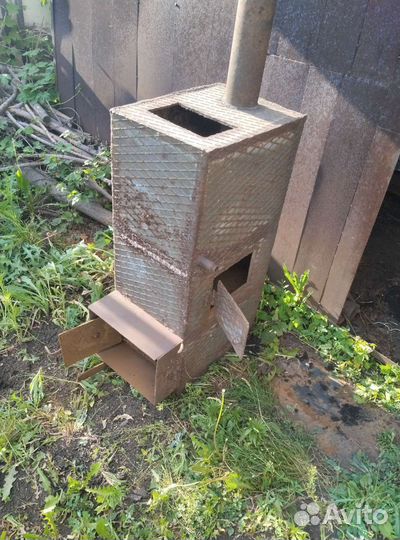 Печь для бани с баком