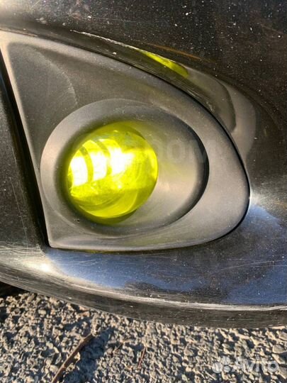 Туманки Toyota LED линза 2 режима Белый+Жёлтый